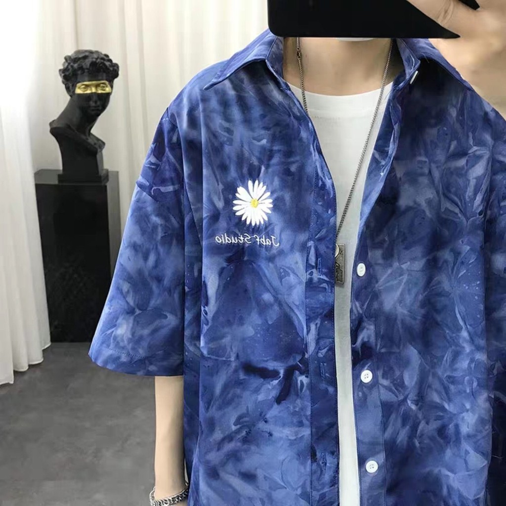 Áo sơ mi nam chất vải lụa mang phong cách độc đáo | BigBuy360 - bigbuy360.vn