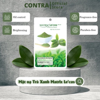 Mặt nạ cấp ẩm Trà Xanh Matrix Lecos gói