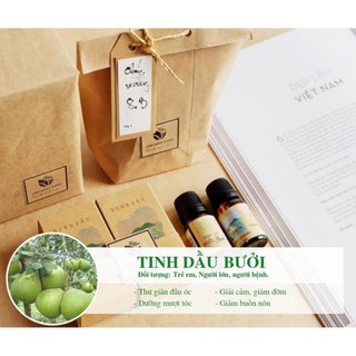 10ml tinh dầu vỏ bưởi, sả chanh, thanh trà, tràm, tràm năm gân, thiên niên kiện - làng hạ - tinh dầu liên minh xanh