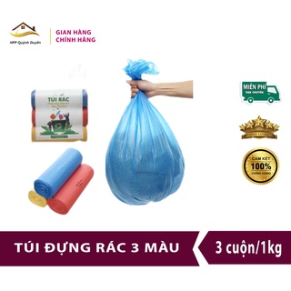 Túi đựng rác 3 màu greeneco sinh học tự phân hủy