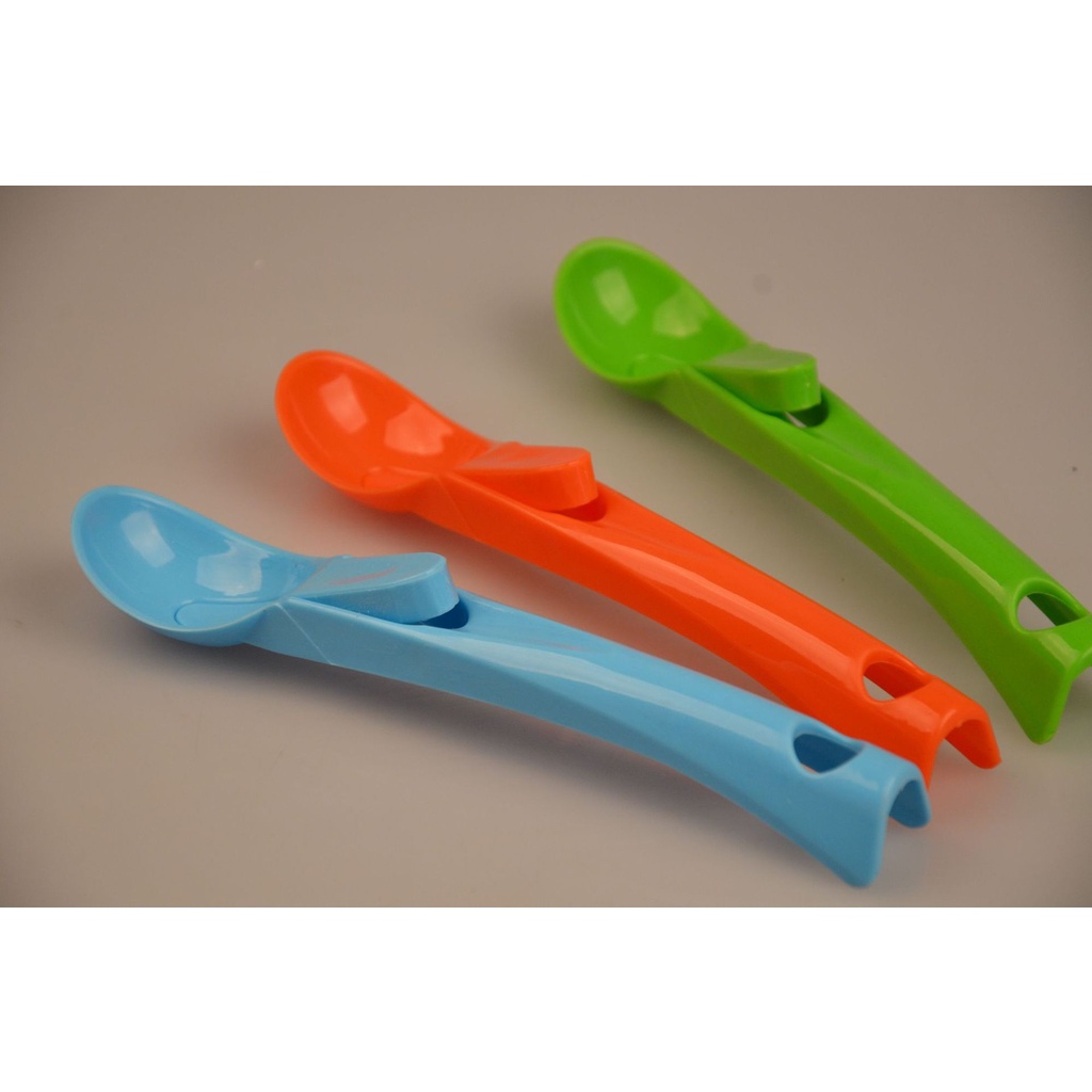2 Cái!!Muỗng Múc Kem / Trái Cây Chất Liệu Nhựa Co Giãn Tiện Dụng
