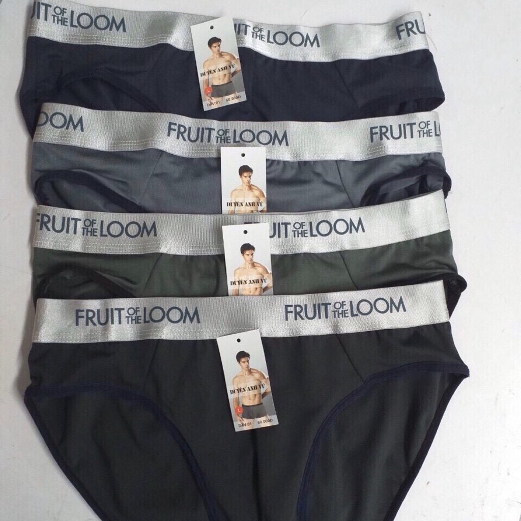 Quần sịp chéo nam Fruit loom of chất liệu cotton mềm mịn thấm hút mồ hôi tốt