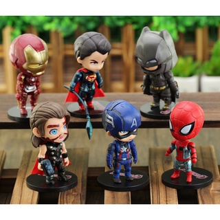 Mô hình để bàn Ironman, Spider man, Thor, Batman, Marvel, DC Iron Bat