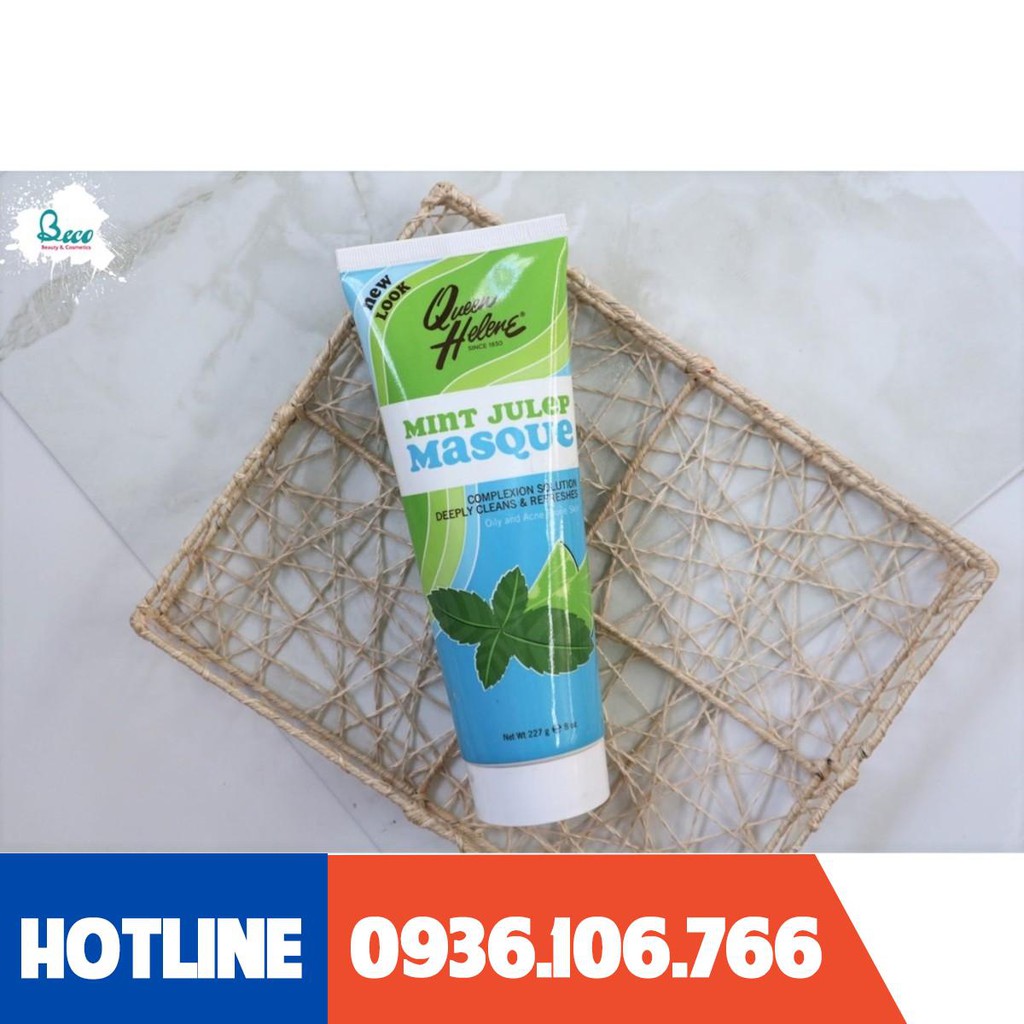 [Mỹ Phẩm Xách Tay]  Mặt Nạ Queen Helene Mint Julep Masque Bạc Hà Thơm Mát  - Phụ Nữ Làm Đẹp