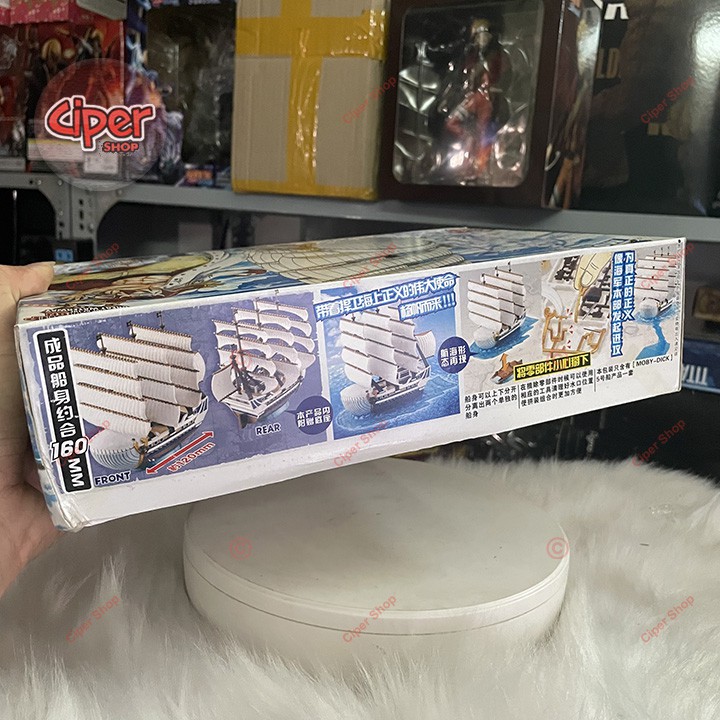 Mô hình thuyền Râu Trắng Bố Già White Beard one piece