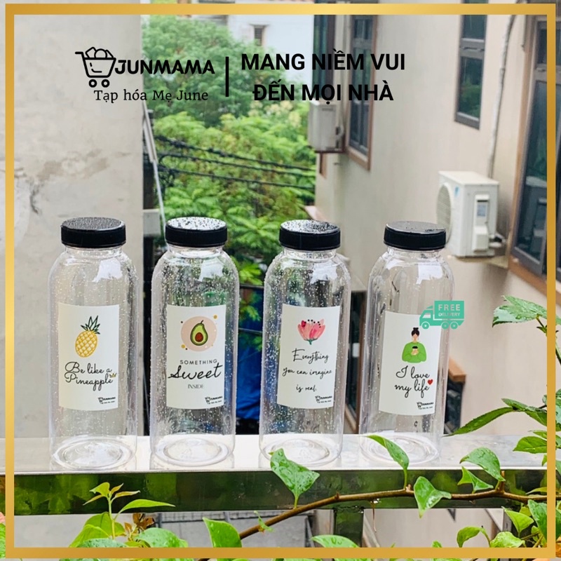 Chai nhựa đựng đồ uống nhiều hình thể tích 350ml