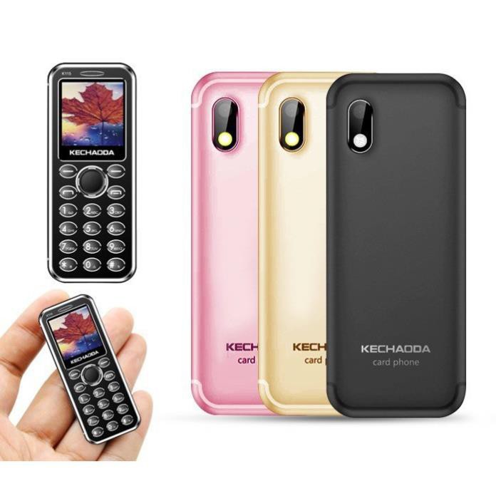 Điện thoại mini Kechaoda K115 kiêm tai nghe bluetooth nhỏ gọn 3 sóng siêu mỏng BH 12 tháng | BigBuy360 - bigbuy360.vn