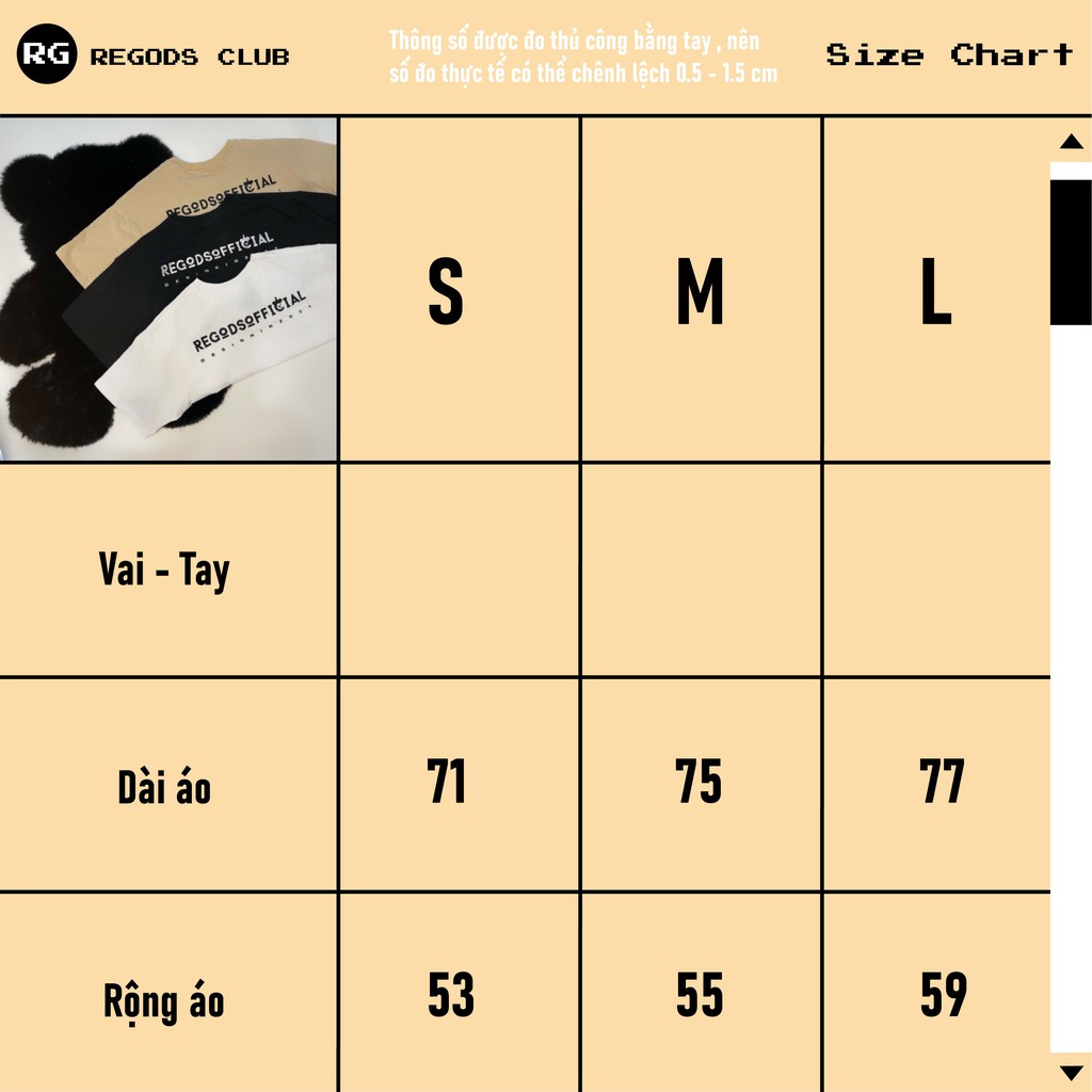 Áo Thun Thêu Identify REGODS Unisex Form Rộng ( TEE IDENTIFY )