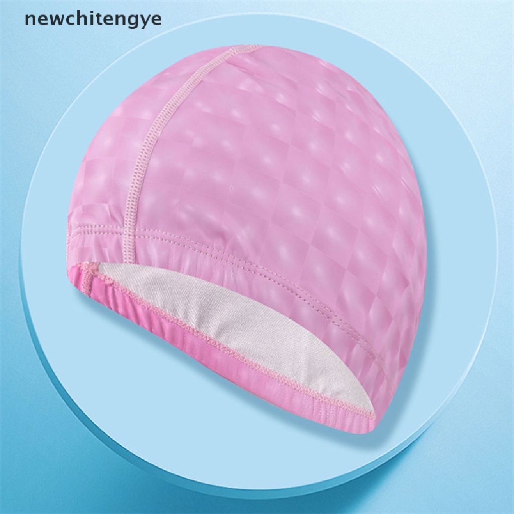 Mũ Bơi Bằng Da PU Phủ Tai Chống Thấm Nước Cho Người Lớn