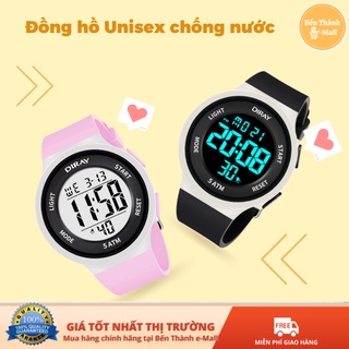 Đồng hồ điện tử diray unisex chống nước thời trang
