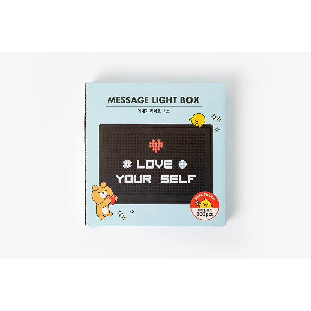 Hộp Đèn Lời Nhắn ARTBOX Hàn Quốc Gắn Chữ Sáng Tạo