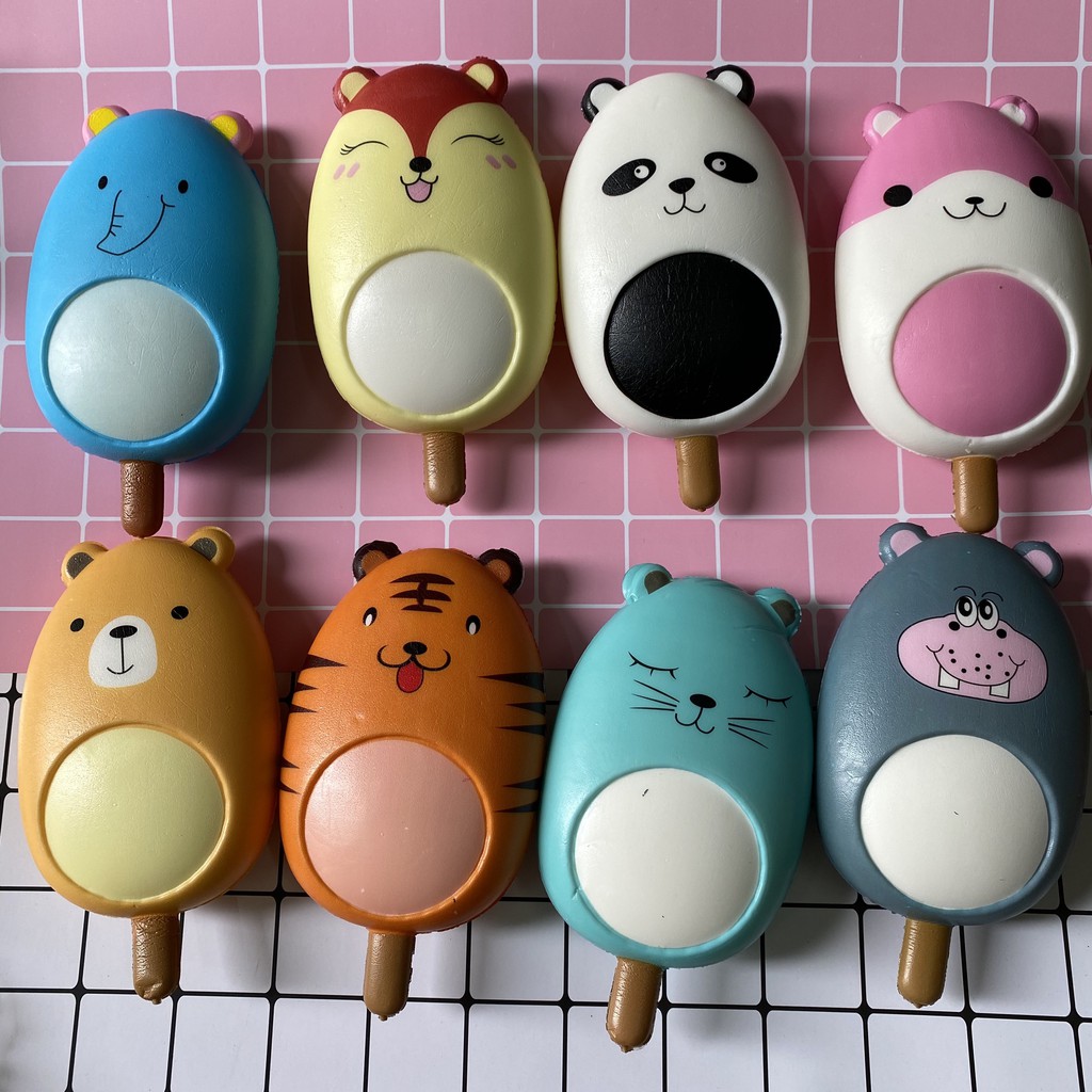 Squishy Chính Hãng Kem Thú Ú ngẫu nhiên có bao bì