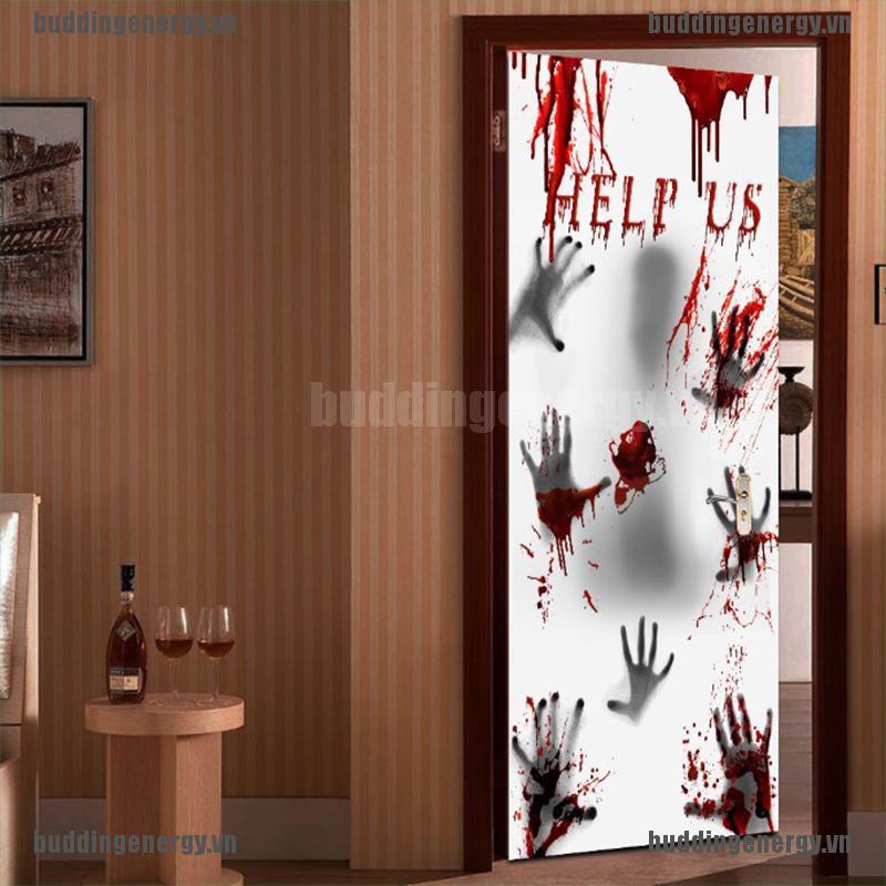 Miếng Sticker Dán Tường Thiết Kế Phong Cách Halloween Độc Đáo Kích Thước 30x60inch Tiện Dụng