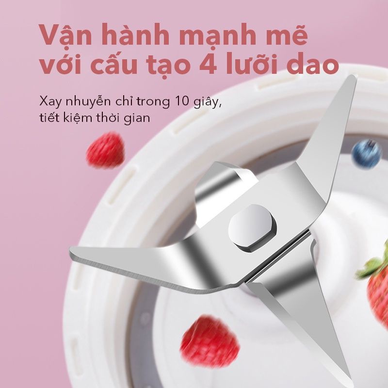 Máy xay sinh tố cầm tay SAMONO SW-Z7 đa năng công suất lớn có thể nghiền đá chính hãng