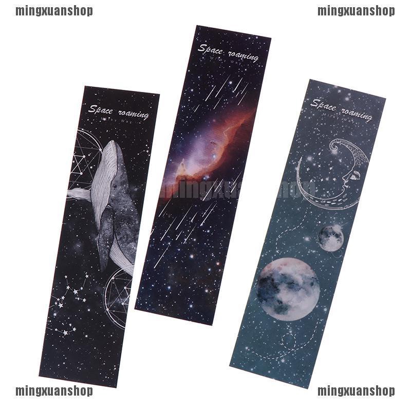 ★BÁN CHẠY ★30pcs/lot Roaming space Paper bookmarks stationery book holder message card