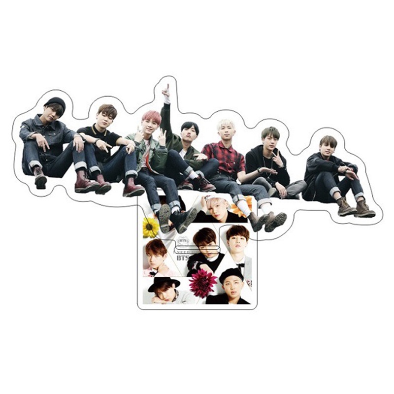 Mô Hình Bts Đứng Bằng Nhựa Acrylic Để Bàn Trang Trí