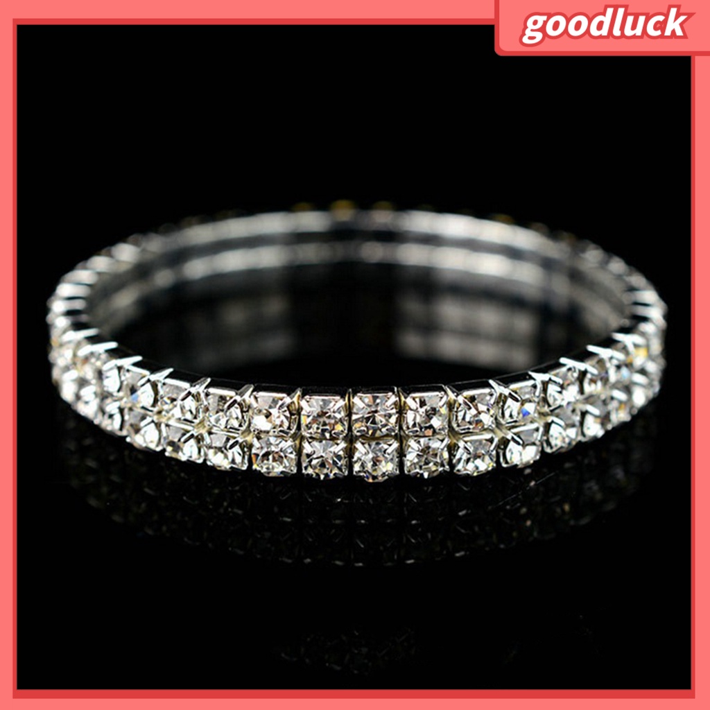 Vòng tay đính đá lấp lánh hợp thời trang