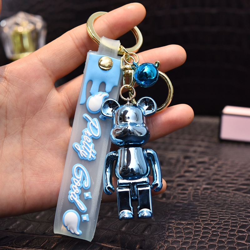 Móc Khóa Hình Chú Gấu Hoạt Hình Bằng Acrylic Dễ Thương