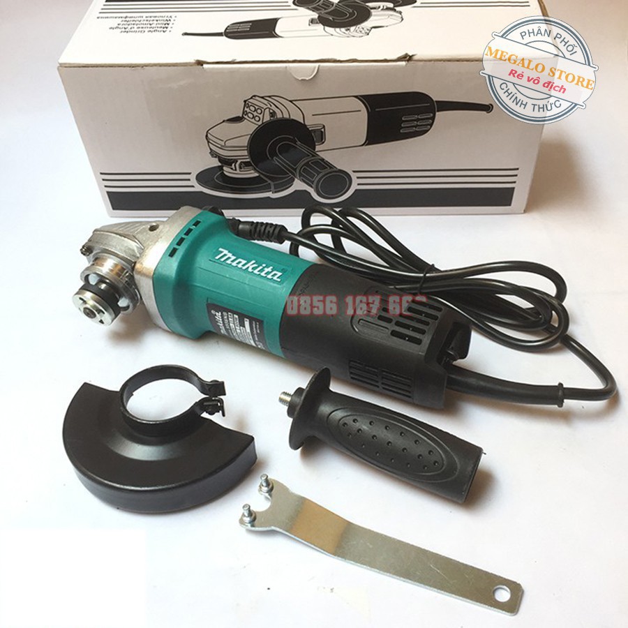 Máy Mài, Máy Cắt MAKITA 9556NB - Công tắc gạt đuôi - Công suất 840W - Mài, Cắt Sắt - Gỗ - Gạch - Tôn