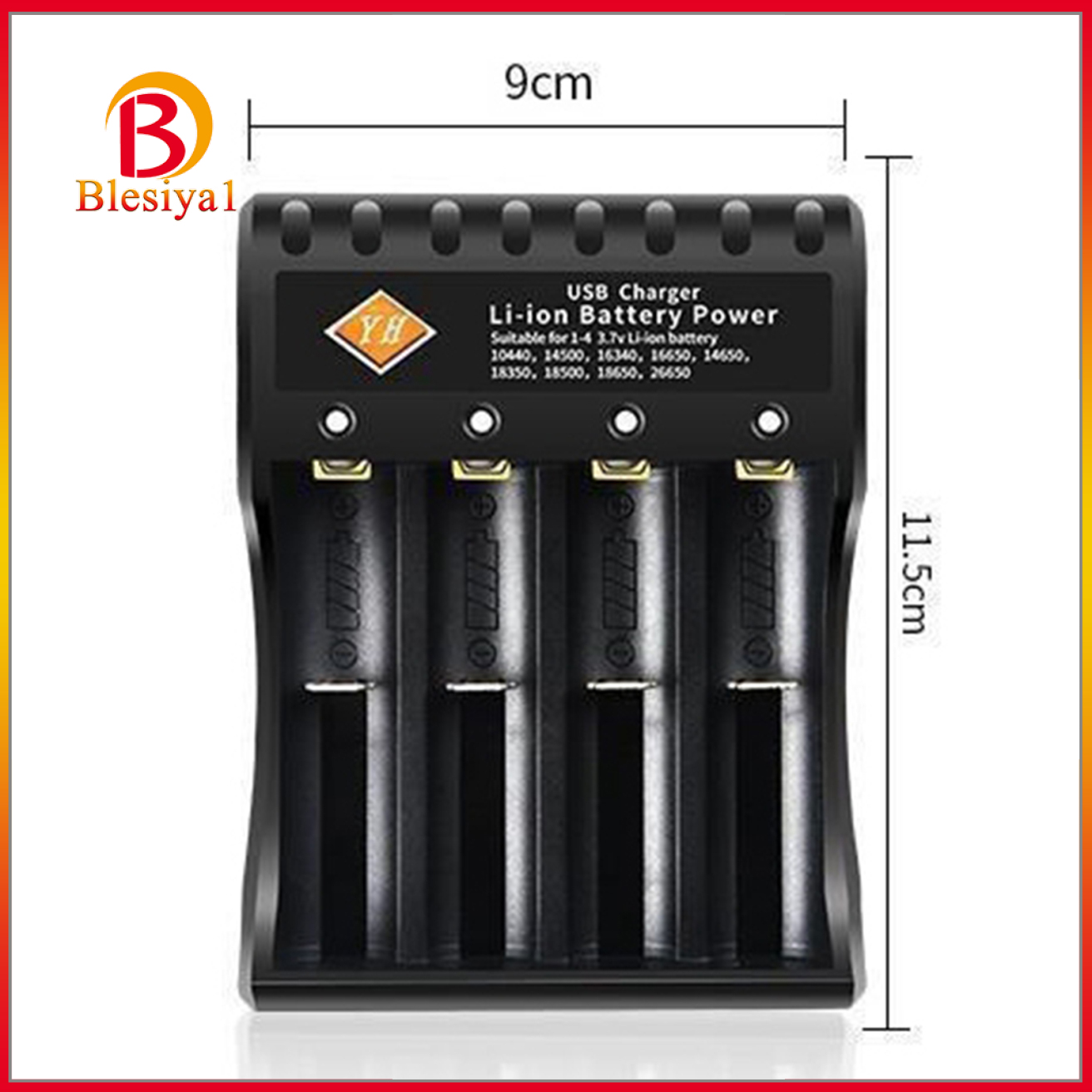 Bộ Sạc Pin Di Động Blesiya1 Cho 10440 16340 14650 18350 3.7v