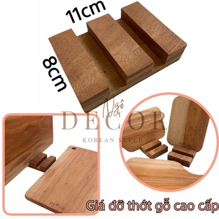 Để đựng thớt gỗ xà cừ cao cấp- đế thớt decor