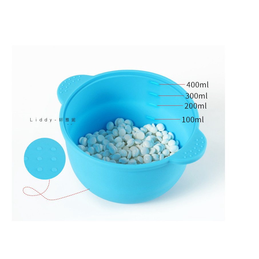 Chén Nấu Sáp Wax Lông Silicon Chống Dính, Chịu Nhiệt, Dễ Vệ Sinh - Nồi Đun Sáp Chưng Cách Thủy Tại Nhà - LAI'S STORE