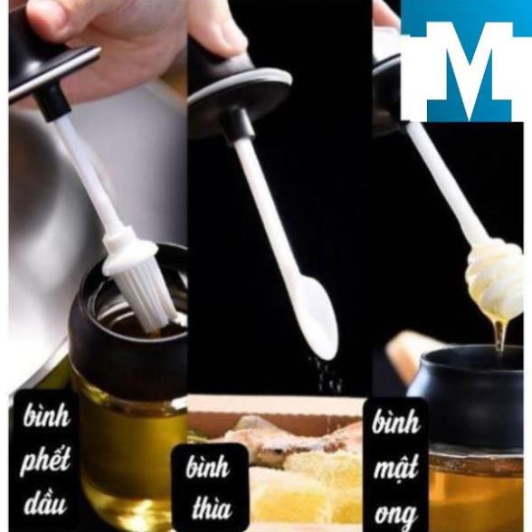 Lọ gia vị , hũ gia vị thủy tinh kèm thìa, thìa khuấy | BigBuy360 - bigbuy360.vn