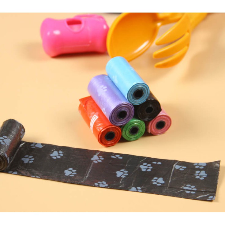 Túi Nilon Hốt Dọn Phân Chó Mèo Tiện Dụng - 1 Cuộn