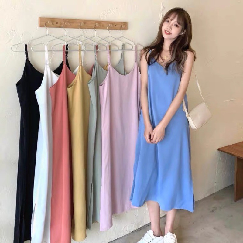 (trả od) Váy lụa HY STUDIO (+2% phí shopee) có video ở cuối