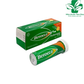 ✅(Sẵn hàng) Viên sủi bổ sung Vitamin Berocca Performance Mango