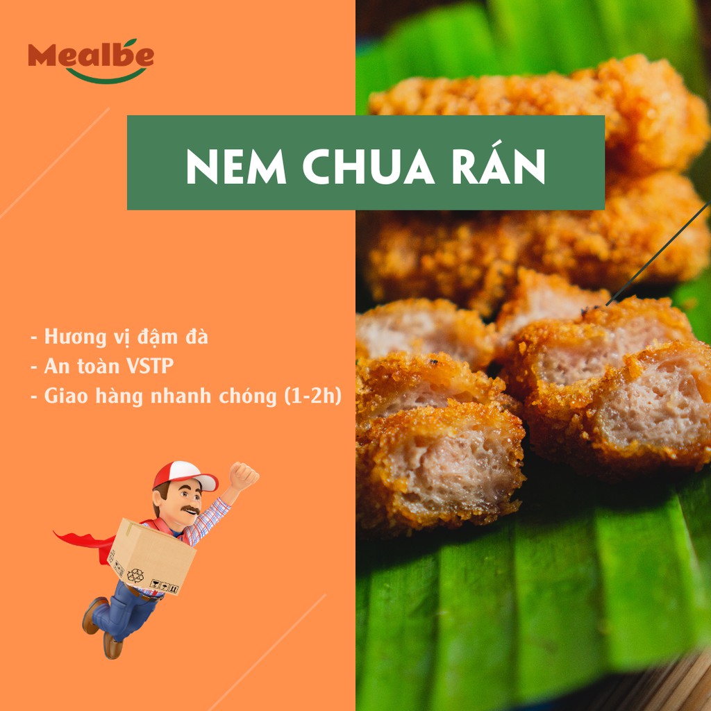 Nem Chua Rán Hà Nội - Tẩm Bột Chiên Xù, Đồ ăn vặt giao hỏa tốc nội thành HCM | BigBuy360 - bigbuy360.vn