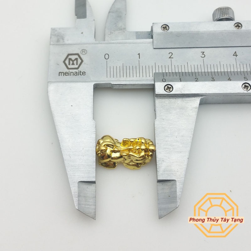 Charm Tỳ Hưu, Bi Vàng mix Vòng tay - Phong Thuỷ Tây Tạng