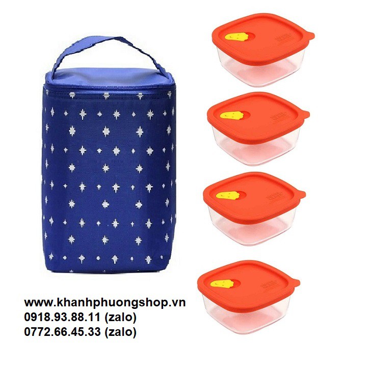 bộ hộp cơm lock&lock - hộp cơm lock&lock