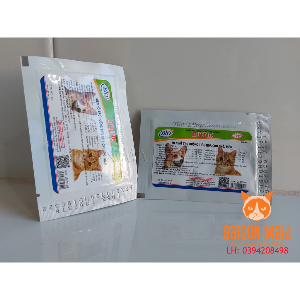 Men tiêu hóa dành cho chó mèo Bio-Biotic