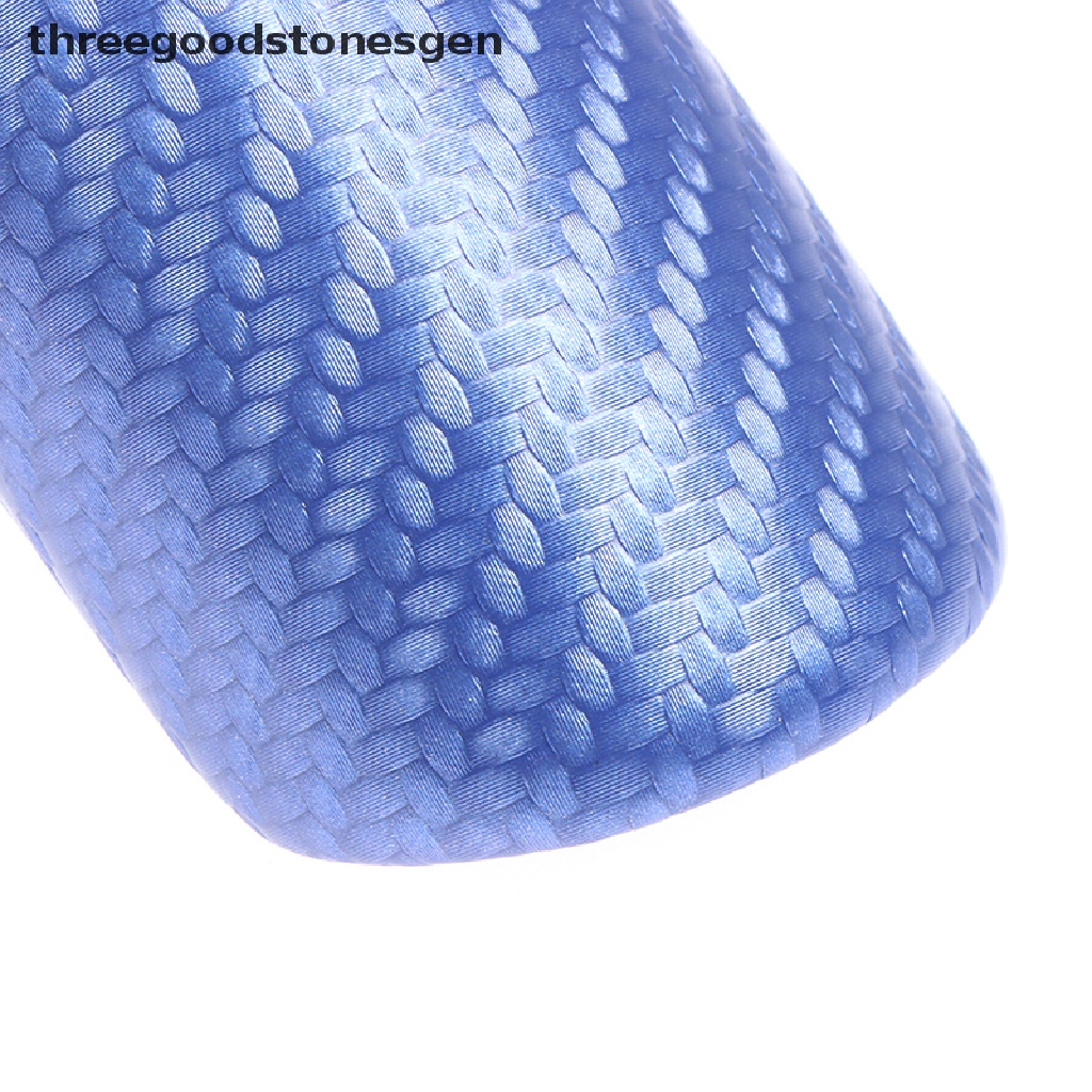 Set 2 vỏ bọc vô lăng xe hơi bằng sợi carbon chống trượt cỡ 15inch