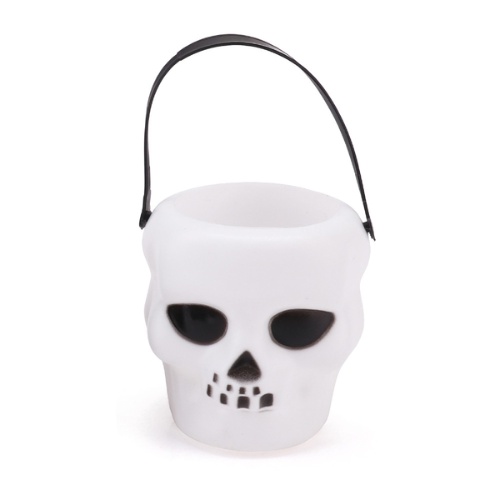 Giỏ Đựng Kẹo Mini Trang Trí Tiệc, Lễ Hội Hóa Trang Halloween Hình Đầu Lâu/Hũ Phù Thủy/Bí Ngô