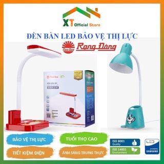 Đèn bàn học chống cận bảo vệ thị lực có ống cắm bút Rạng Đông RD-RL-01.V2, 24.V2 công suất 5W ánh sáng vàng