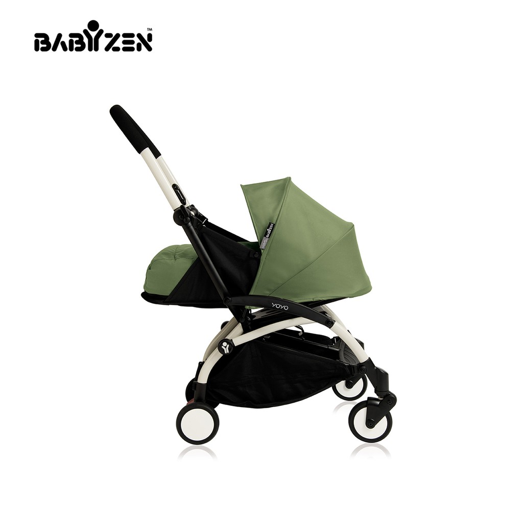 Bộ màn chụp và đệm xe đẩy YOYO 0+ Xanh Mint Babyzen