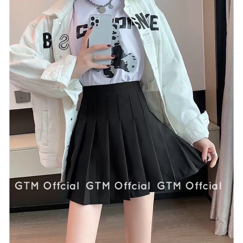 Chân váy tennis ngắn xếp ly dáng xòe thời trang nữ hàng cao cấp - GTM