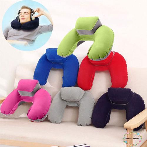 ღWSVღ2019  flocking surface Travel Inflatable Cushion