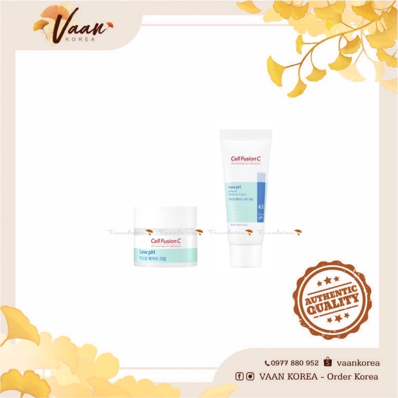 Kem dưỡng Cell Fusion C Low pH pHarrier Cream