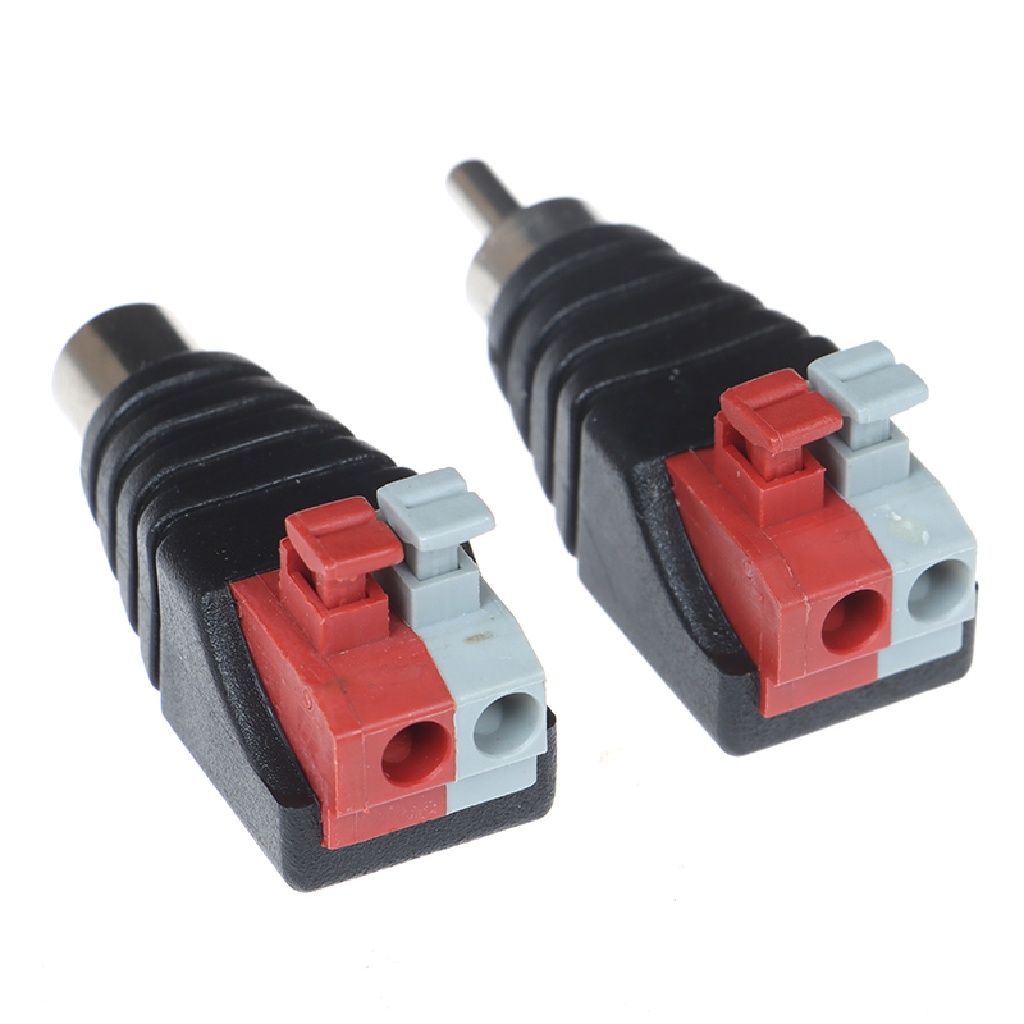 Đầu nối dây cáp âm thanh JETTING RCA A/V đầu cắm sang lỗ cắm dạng nhấn tiện dụng