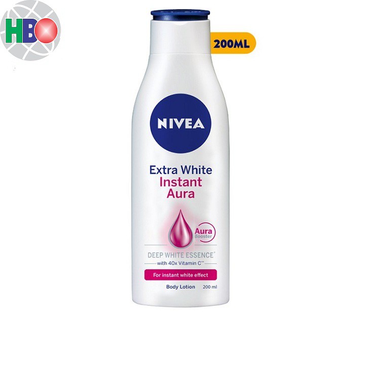 88322-Sữa dưỡng thể dưỡng trắng NIVEA giúp sáng da tức thì & chống nắng 200ml