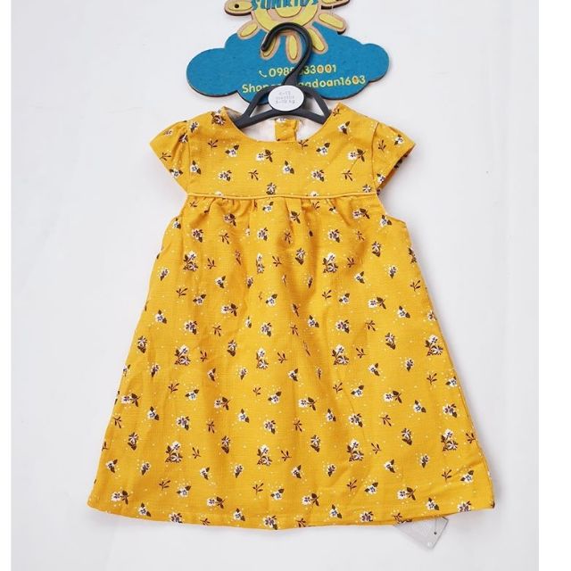 Dress váy Pri vàng hoa nhí