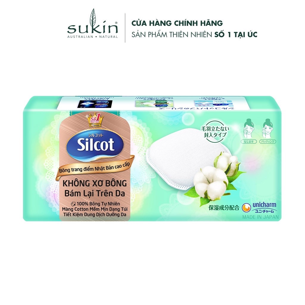 [HB Gift] Bông Tẩy Trang Nhật Bản Cao Cấp Silcot 10 Miếng