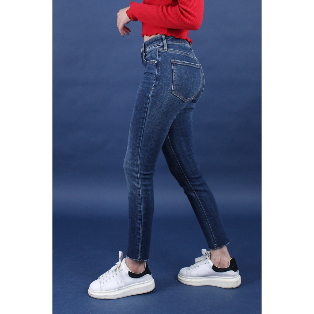 Q9139 - Quần jean Skinny Old navy lai kiểu màu