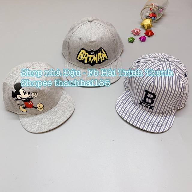 Mũ lưỡi trai xuất dư cho bé