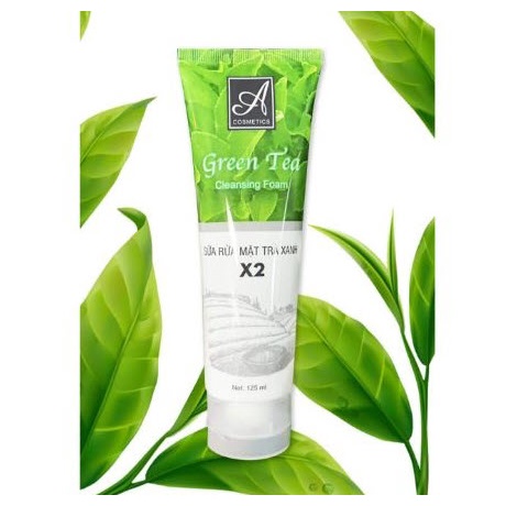 Sữa rửa mặt A Cosmetic chiết xuất trà xanh giúp làm sạch và ngừa mụn 120ml