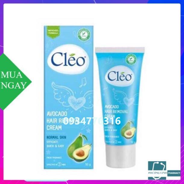 (Chính hãng) CLEO Kem Tẩy Lông ( tay ,chân, nách, vùng kín.....) tuýp 50g