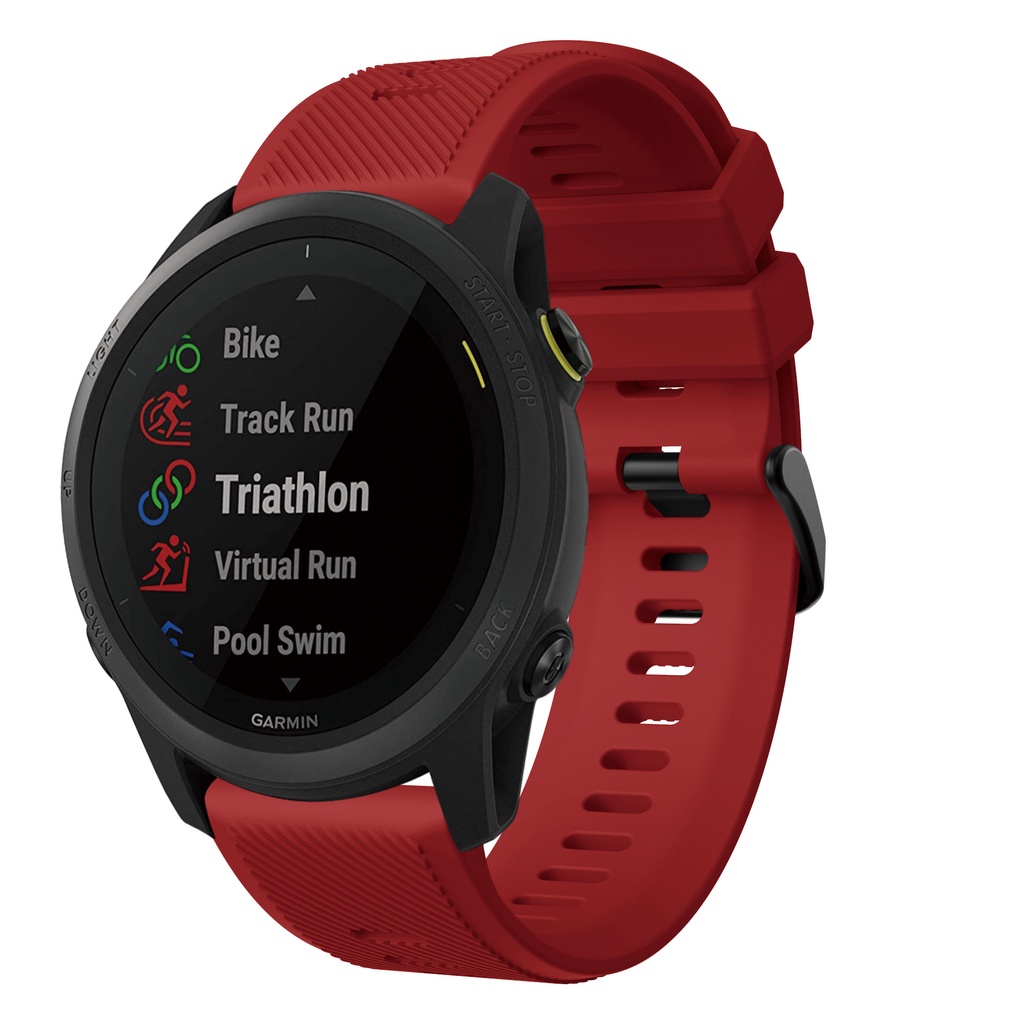 Dây Đeo Thay Thế Chất Liệu Silicon Thiết Kế Nhiều Lỗ Thời Trang Cho Garmin Forerunner745 22mm